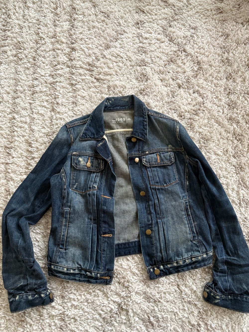 GAP Men's Dark Blue Denim Jacket
